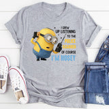 I Grew Up Listening to the Police Scanner Of Course I’m Nosey T-Shirt
