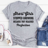 Short Girls Stopped Growing Because They Reached Perfection T-Shirt
