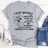 Senior's GPS Funny Aging Joke T-Shirt