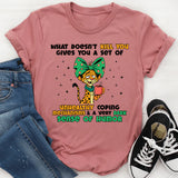 What Doesn’t Kill You Gives You a Set of Unhealthy Coping Mechanisms & a Very Dark Sense of Humor T-Shirt