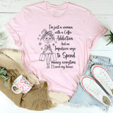 I’m Just a Woman with a Coffee Addiction T-Shirt
