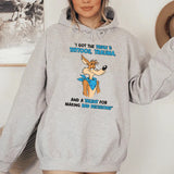 I Got the Triple T: Tattoos, Trauma, and a Talent for Making Bad Decisions Hoodie