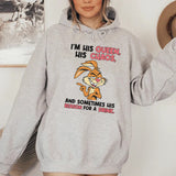 I’m His Queen, His Chaos, and Sometimes His Reason for a Drink Hoodie